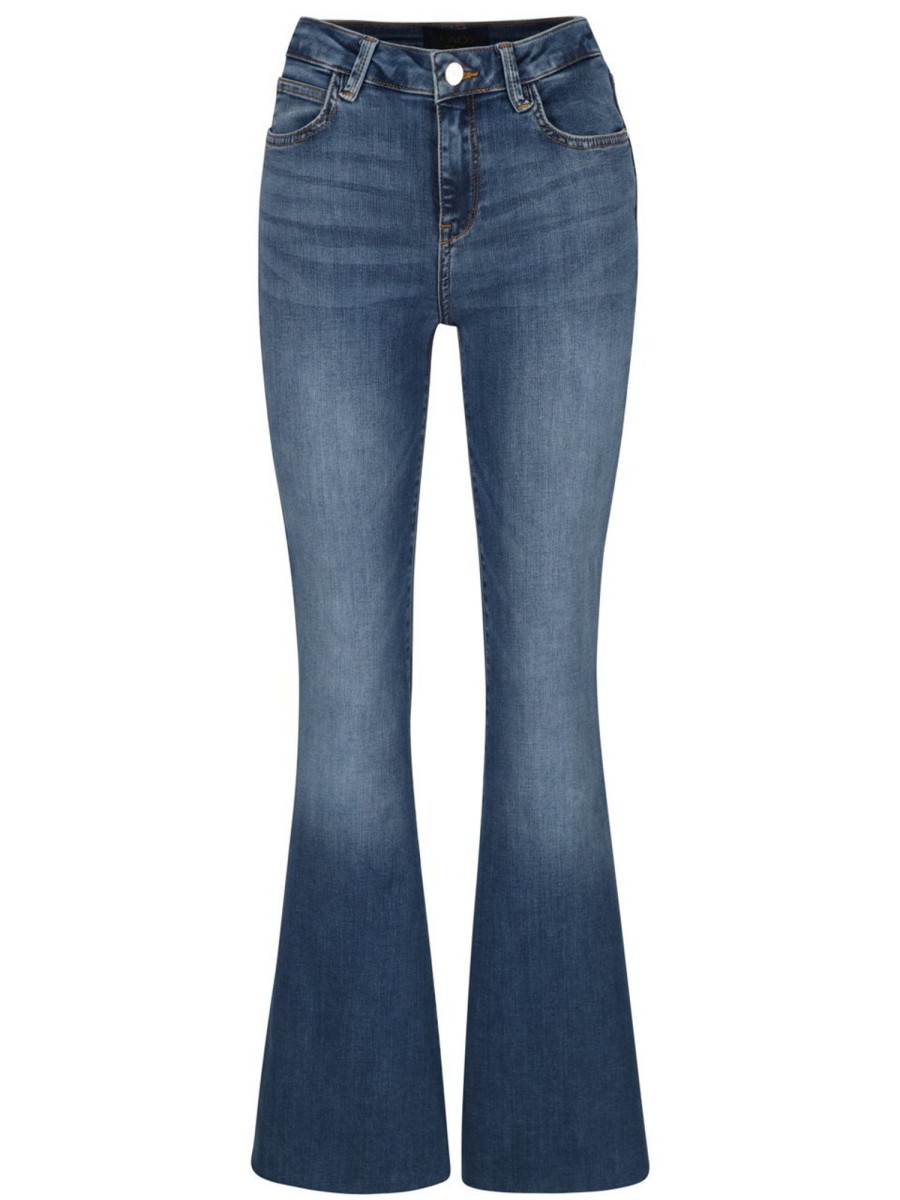 Jeans Kaos Denim | Kaos Denim - Flared Jeans Medio