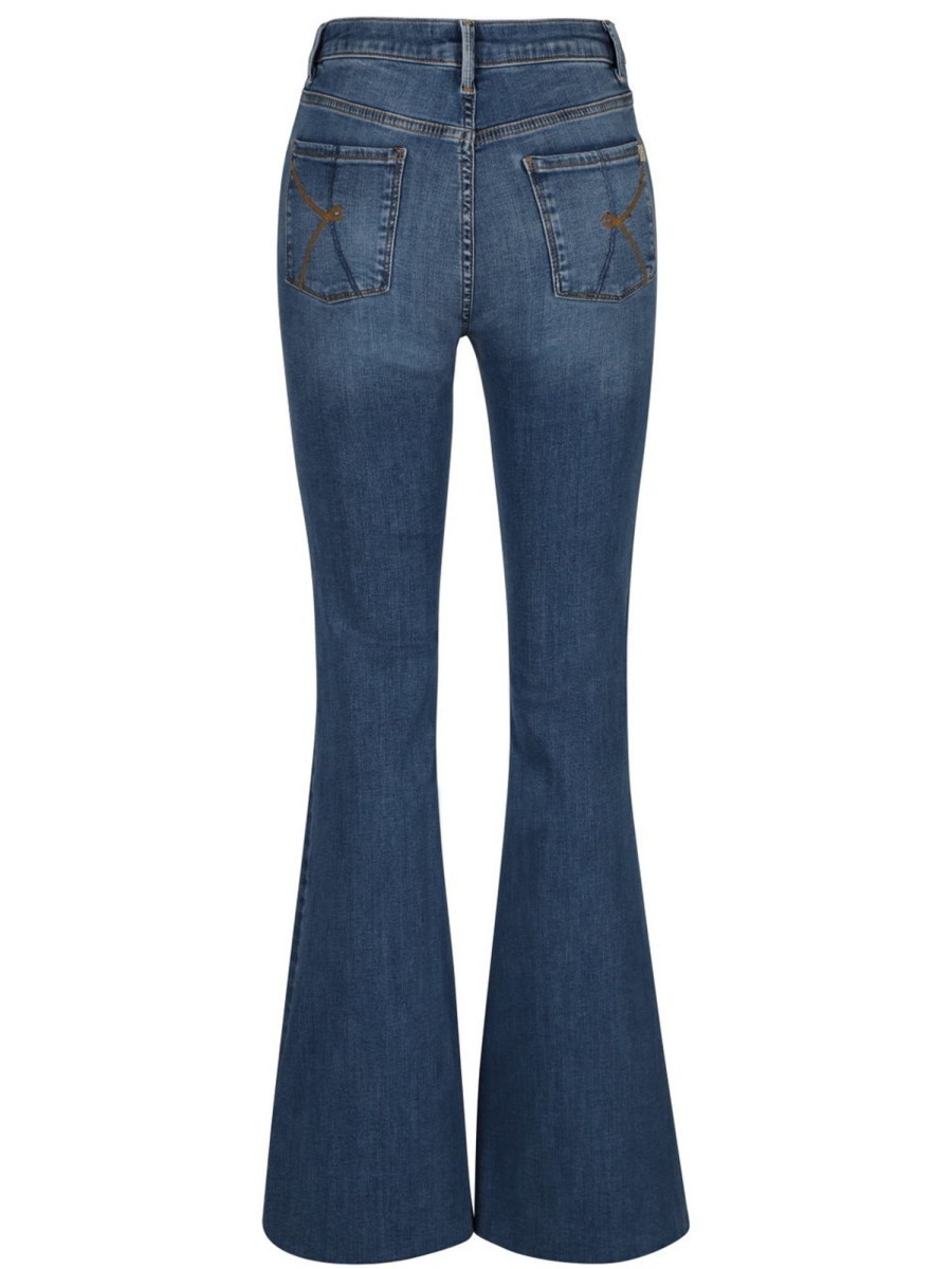 Jeans Kaos Denim | Kaos Denim - Flared Jeans Medio