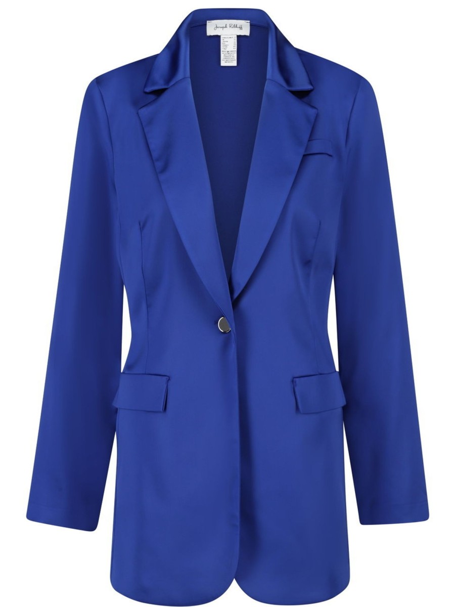 Jacken & Mantel Joseph Ribkoff | Joseph Ribkoff - Blazer In Satin-Optik