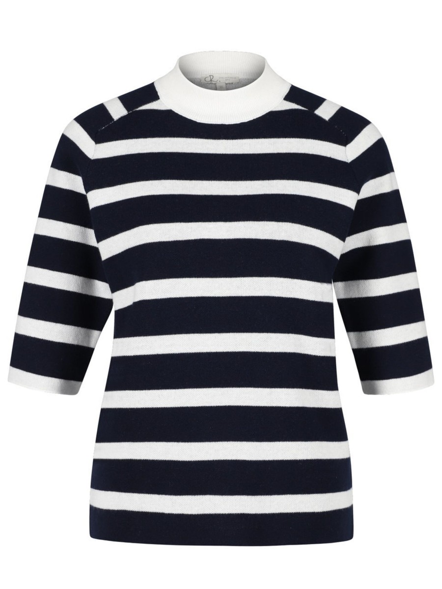 Shirts & Tops Chelsea Rose | Chelsea Rose - Strickshirt Mit Ringelmuster