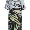 Kleider Marc Cain | Marc Cain - Shirtkleid Mit Graffitti-Print