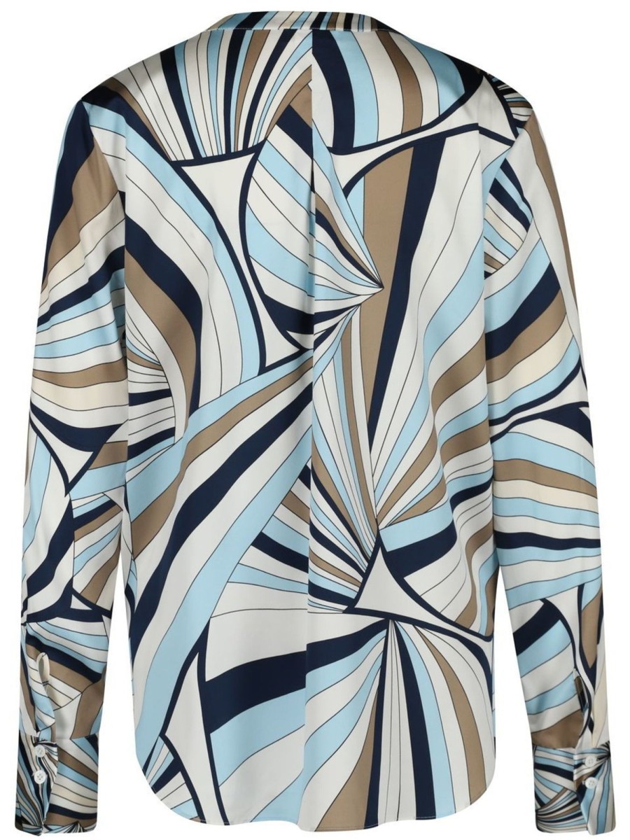 Blusen & Tuniken Rena Marx | Rena Marx - Seidenbluse Mit Print