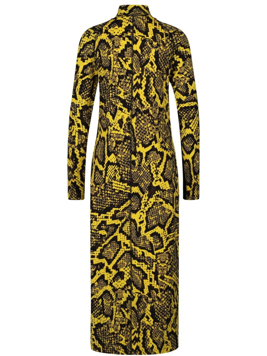 Kleider Marc Cain | Marc Cain - Midikleid Mit Snakeprint