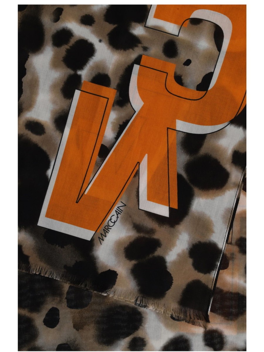 Accessoires Marc Cain | Marc Cain - Schal Mit Leoprint