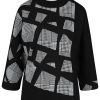 Kleider Joseph Ribkoff | Joseph Ribkoff - Sweater Mit Hahnentrittmuster