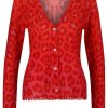 Pullover & Strickjacken Grace Fashion | Grace Fashion - Cardigan Mit Leoprint