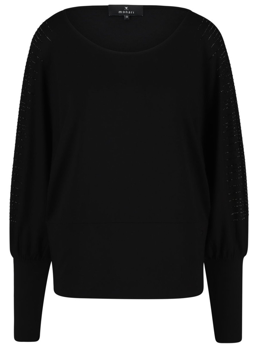 Shirts & Tops Monari | Monari - Sweatshirt Mt Strassbesatz