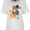 Shirts & Tops Marc Cain | Marc Cain - T-Shirt Mit Leomotiv