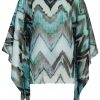 Blusen & Tuniken Monari | Monari - Cape Bluse Mit Print