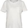 Blusen & Tuniken Marc Cain | Marc Cain - Blusenshirt Mit Leinenfront