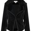 Kleider Joseph Ribkoff | Joseph Ribkoff - Bikerjacke In Lackoptik