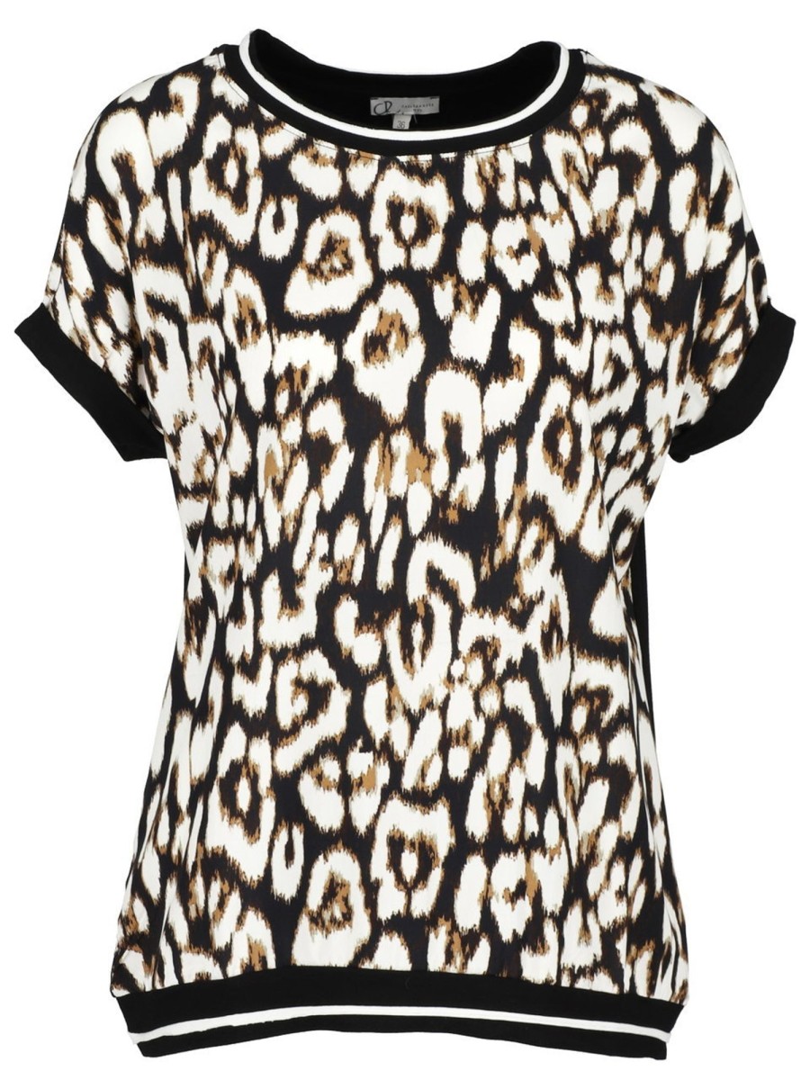 Blusen & Tuniken Chelsea Rose | Chelsea Rose - Blusenshirt Mit Leoprint