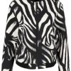 Jacken & Mantel Lecomte | Lecomte - Sweatjacke Mit Zebraprint