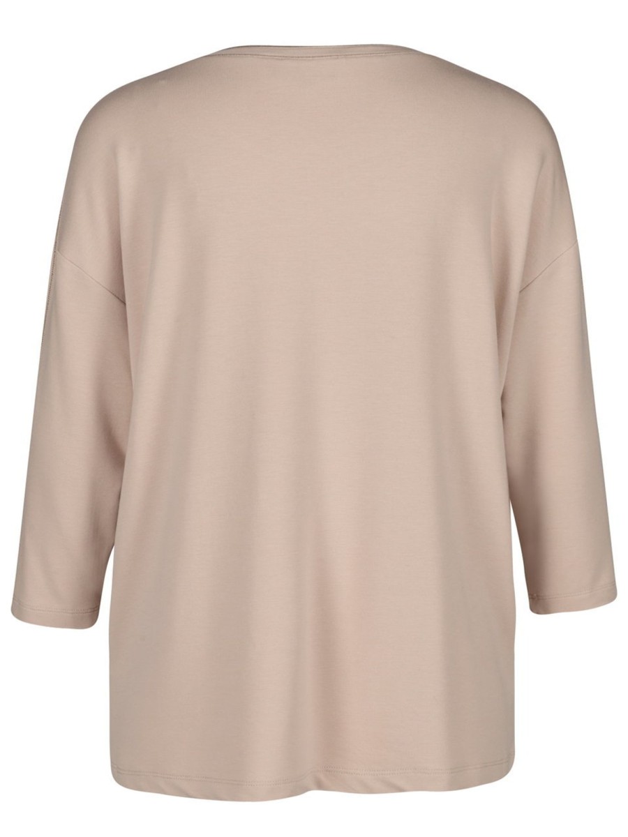 Shirts & Tops Monari | Monari - Langarmshirt Mit Leomotiv