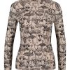 Shirts & Tops Marc Cain | Marc Cain - Meshshirt Mit Pilzmotiven