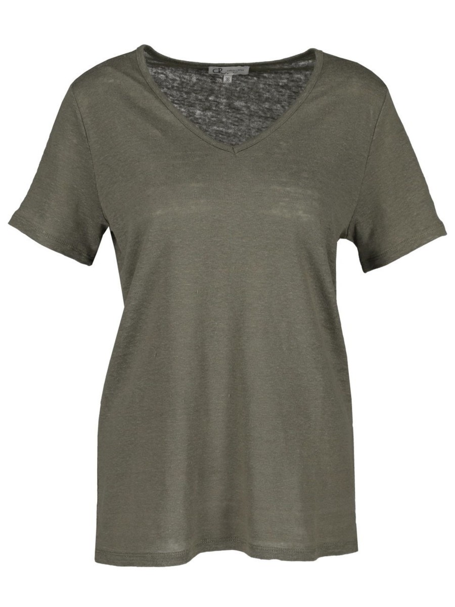 Shirts & Tops Chelsea Rose | Chelsea Rose - T-Shirt Aus Leinen