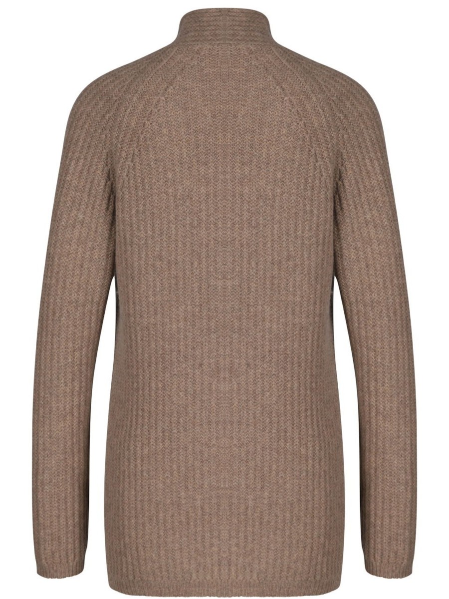 Pullover & Strickjacken AC Cashmere | Ac Cashmere - Kaschmir Cardigan Im Rippenmuster