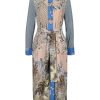 Kleider Marc Cain | Marc Cain - Hemdblusenkleid Mit Print