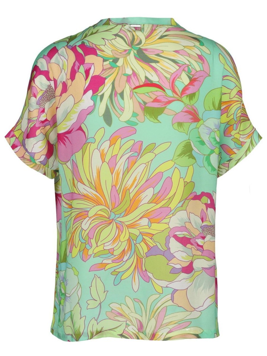 Shirts & Tops Sani blu | Sani Blu - Blusenshirt Mit Blumenprint