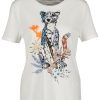 Shirts & Tops Marc Cain | Marc Cain - T-Shirt Mit Frontmotiv