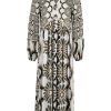 Kleider Grace Fashion | Grace Fashion - Maxikleid Mit Ornamente-Print