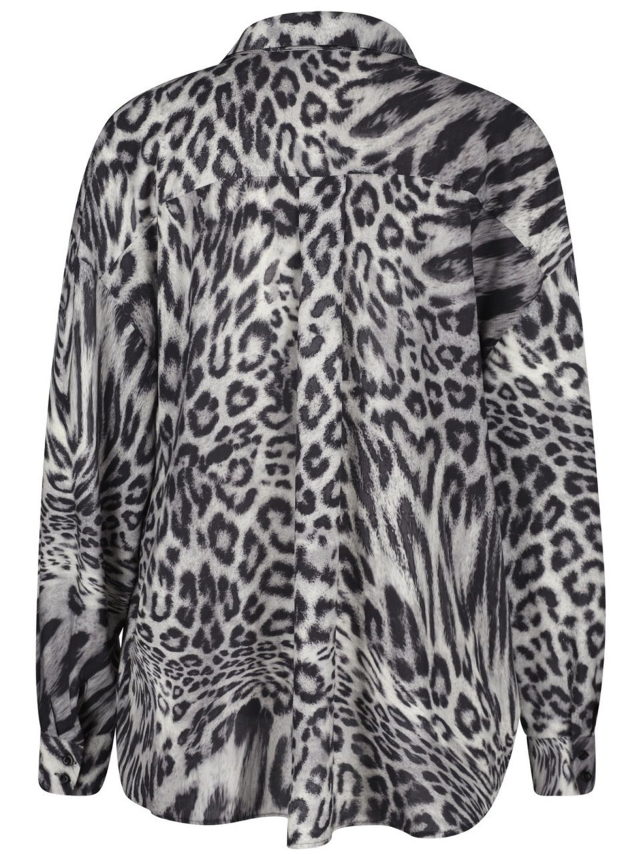 Blusen & Tuniken Monari | Monari - Hemdbluse Mit Leoprint