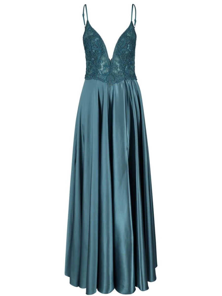 Kleider VM | Vm - Abendkleid Mit Satinrock