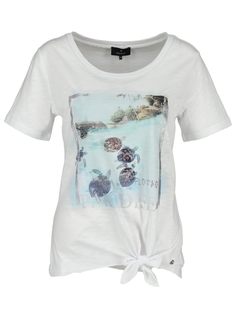 Shirts & Tops Monari | Monari - Shirt Mit Frontmotiv