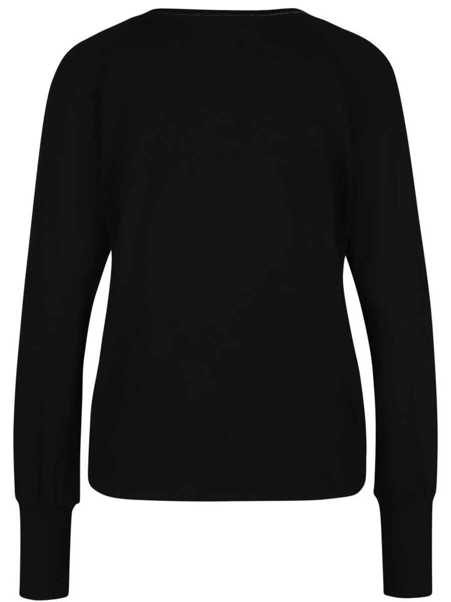 Shirts & Tops Monari | Monari - Sweatshirt Mit Strassmotiv