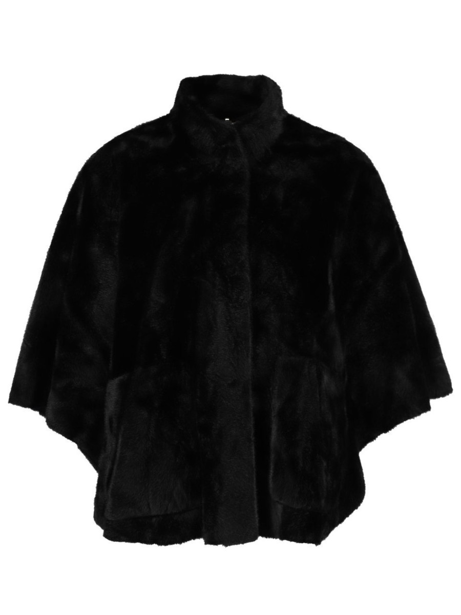 Accessoires Rino&Pelle | Rino&Pelle - Fake Fur Cape Dewi