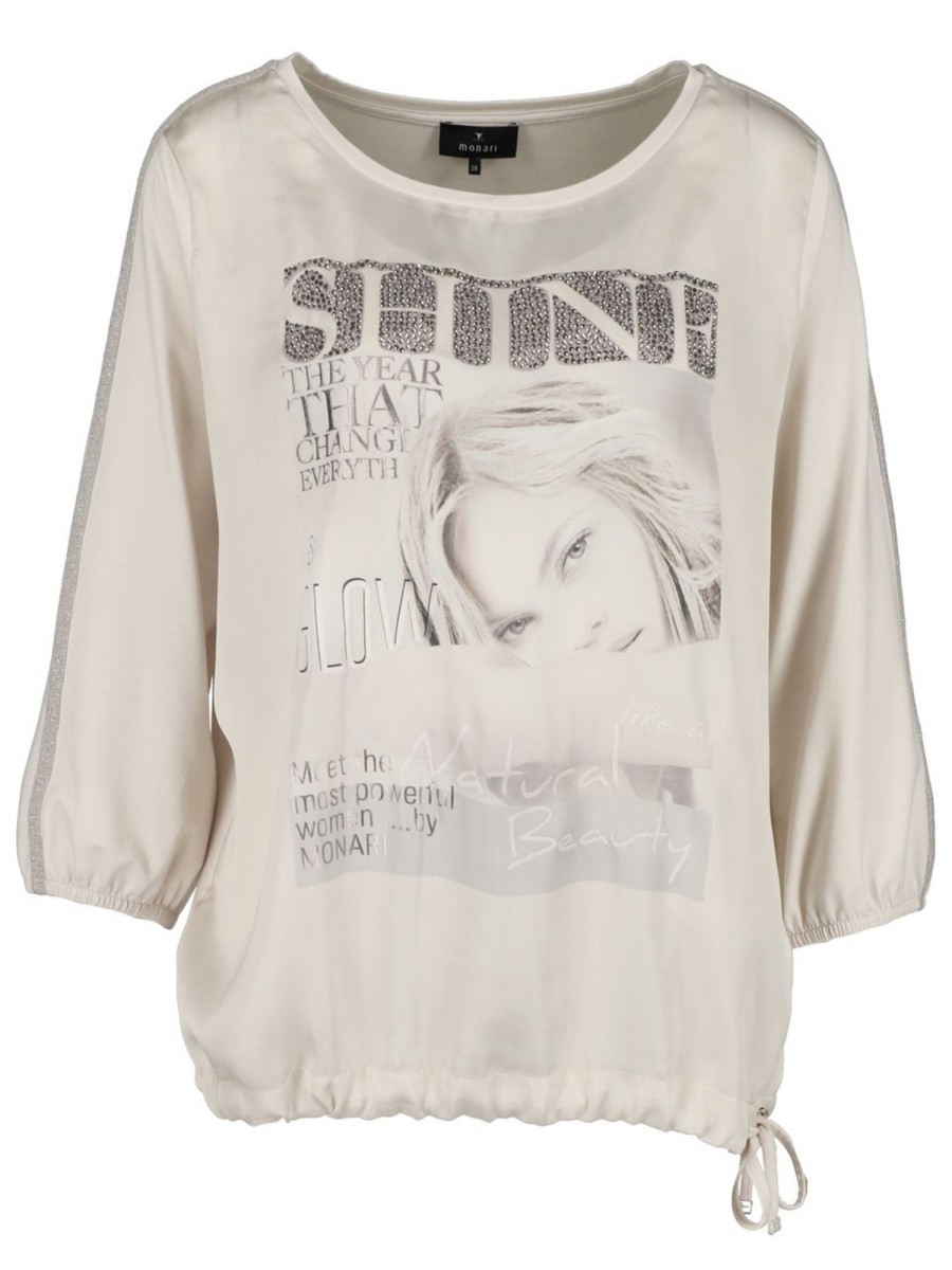 Shirts & Tops Monari | Monari - Blusenshirt Mit Frontprint