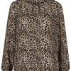 Blusen & Tuniken Marc Cain | Marc Cain - Bluse Mit Leoprint