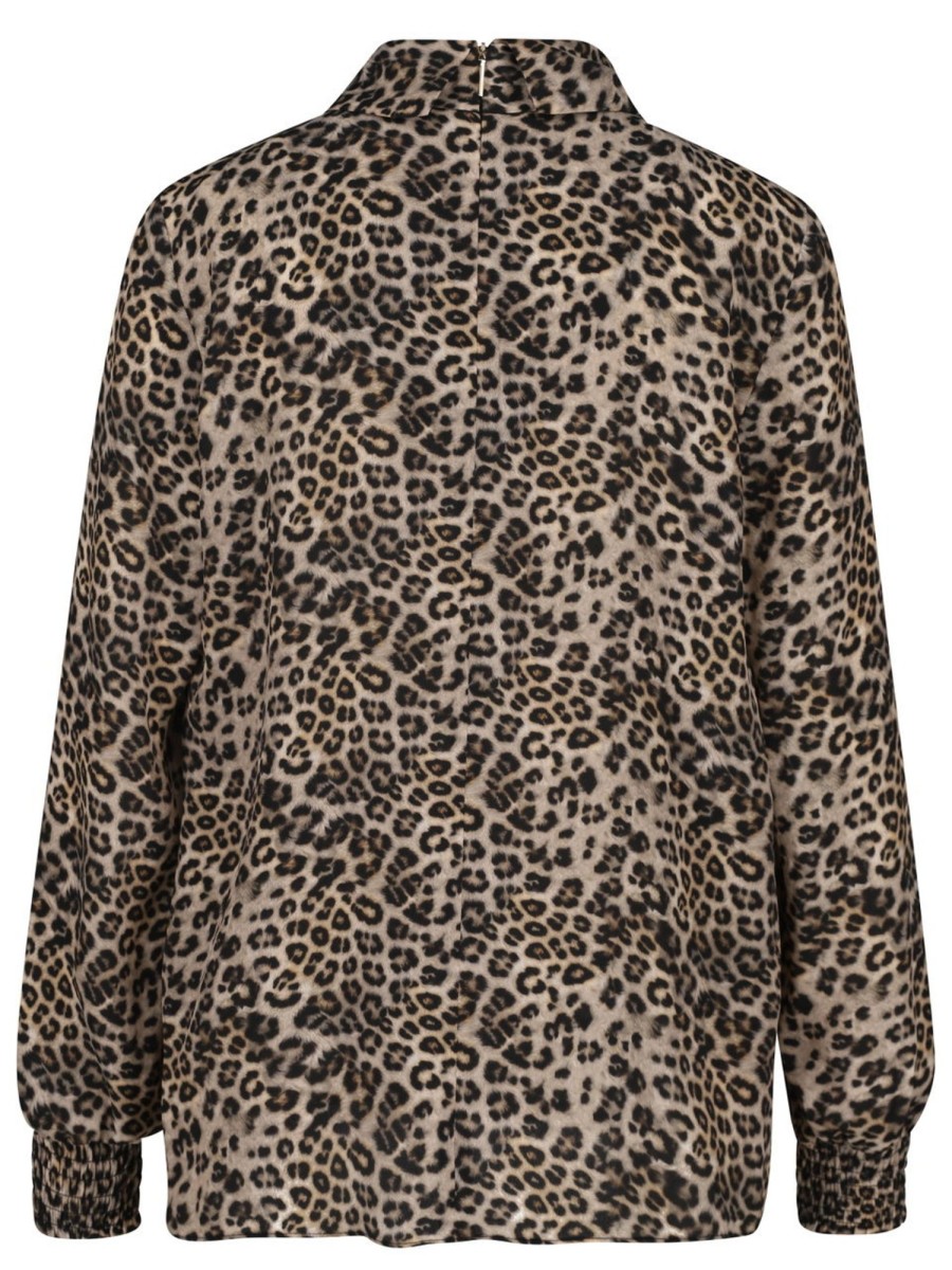 Blusen & Tuniken Marc Cain | Marc Cain - Bluse Mit Leoprint