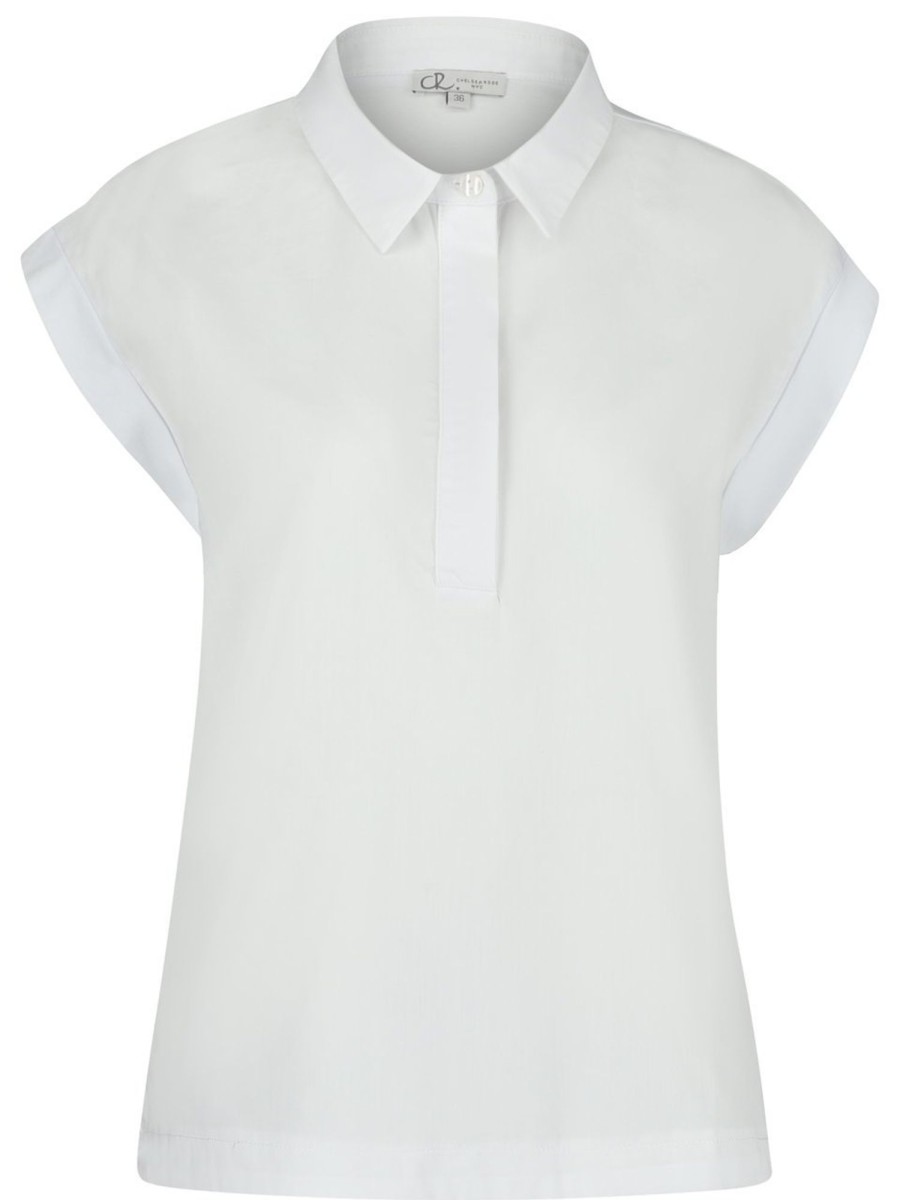 Shirts & Tops Chelsea Rose | Chelsea Rose - Blusenshirt Mit Hemdkragen