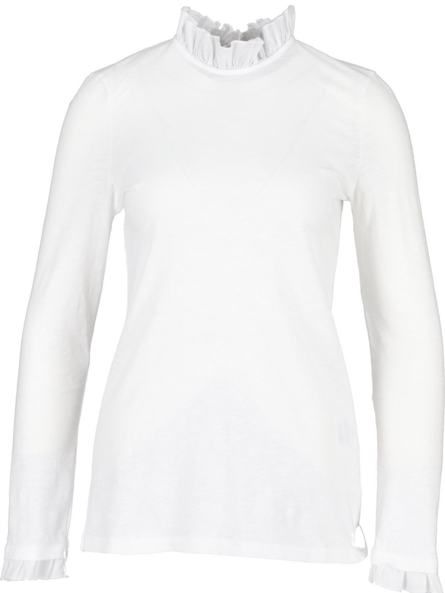 Shirts & Tops Rich und Royal | Rich Und Royal - Langarmshirt Organic Slub Frill