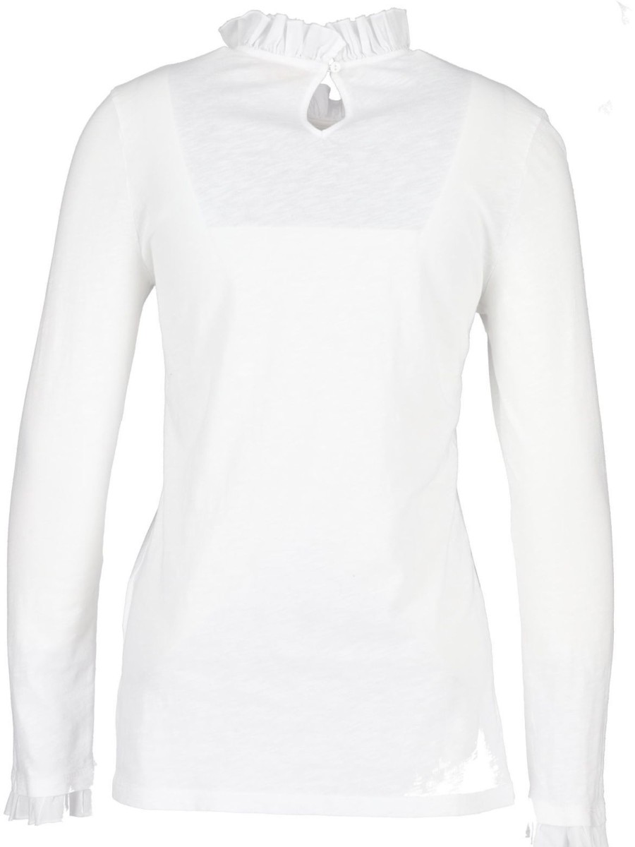 Shirts & Tops Rich und Royal | Rich Und Royal - Langarmshirt Organic Slub Frill