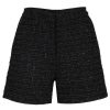 Hosen Rich und Royal | Rich Und Royal - Boucle-Shorts Mit Effektgarn