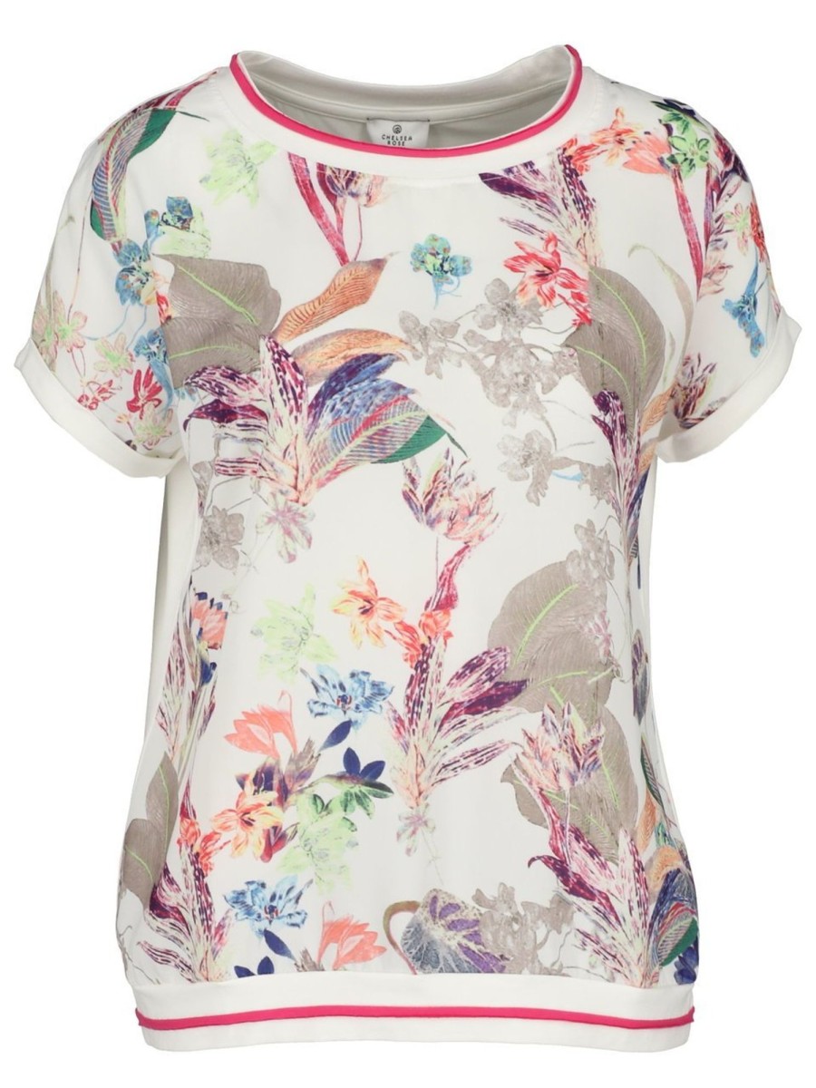 Shirts & Tops Chelsea Rose | Chelsea Rose - Blusenshirt Mit Frontprint