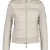 Jacken & Mantel Monari | Monari - Jerseyjacke Mit Steppeinsatzen